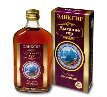 Эликсир «Дыхание гор. Бронхо-легочный»