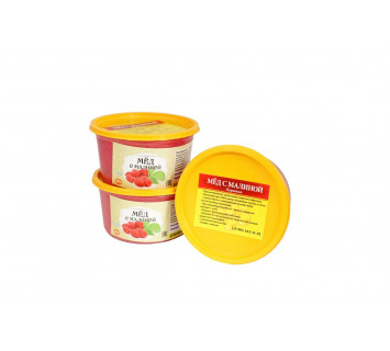 Крем-мед с малиной, 300гр