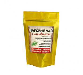 Чаговый чай с Шиповником, 100гр